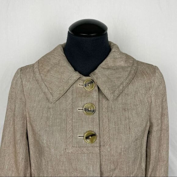 Banana Republic Factory Linen Blend Y2K Jacket - Women’s S - Picture 4 of 6
